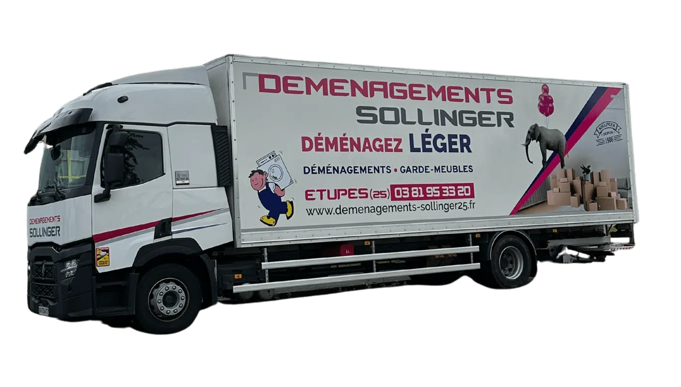 Camion déménagements Déménagements Sollinger Etupes